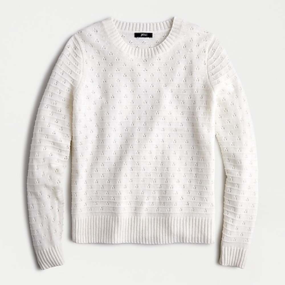 J. Crew Pointelle Sweater